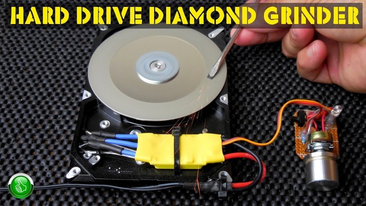 HARD DRIVE (HDD) Diamond Grinder Conversion