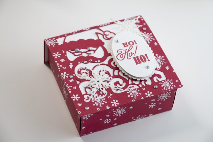 Holly Detailed Santa Treat Box with Products of Stampin´ Up! #18
