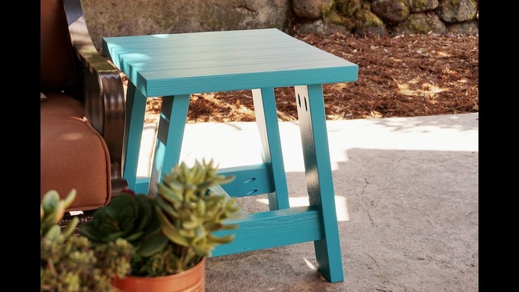 How to Build an Outdoor Table Using 2x4s (#2x4andMore)