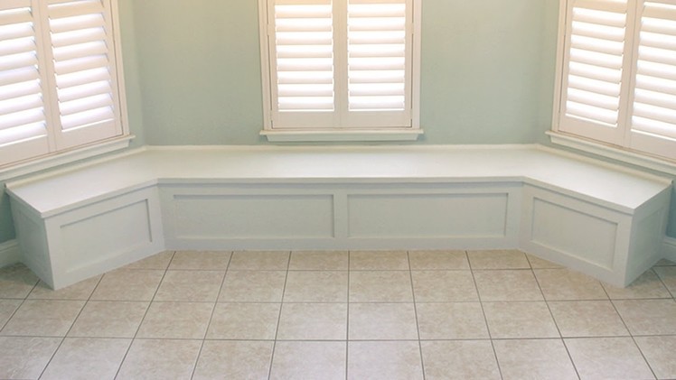 How to Build Simple Banquette Bench Seating