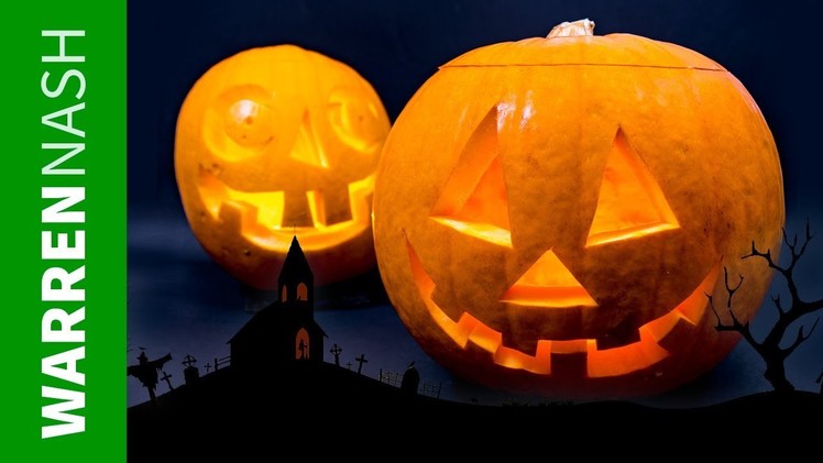 How to Carve a Pumpkin like a Pro - Easy Halloween DIY by Warren Nash