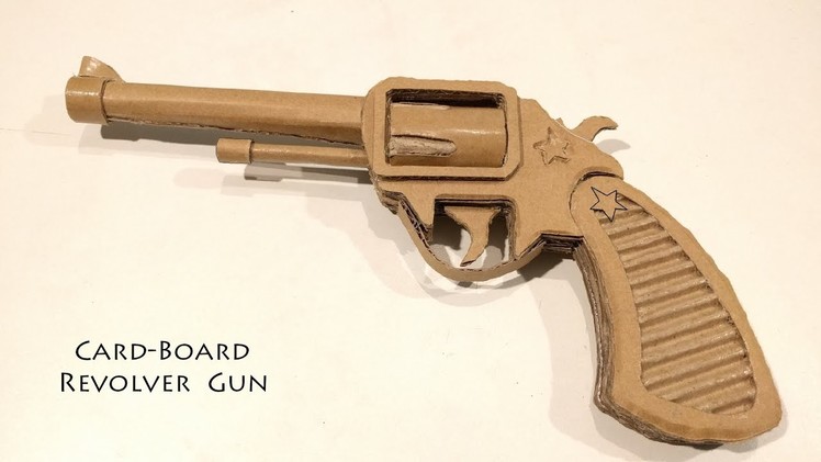 How to Make A Cardboard Gun Revolver : Double action Revolver