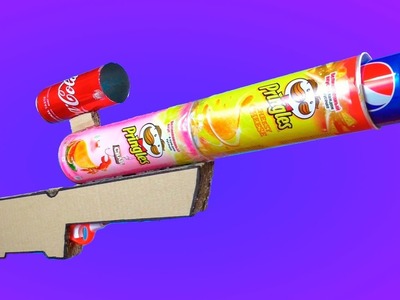 How to Make a Cardboard Sniper Rifle That Shoots Soda Cans