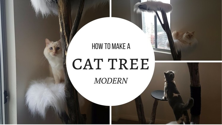 How to make a Modern Cat Tree