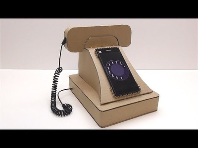 How to make a phone out of cardboard Phone stand for phone