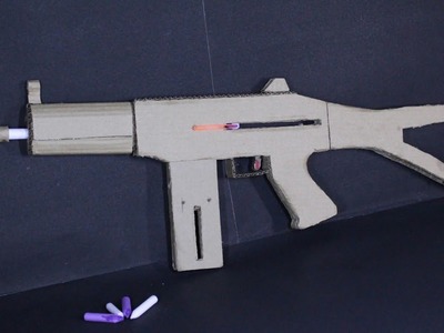 How to make a sig sg 552 that shoots - with magazine - (cardboard gun)