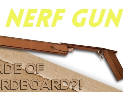 How to Make a Working Gun Made of Cardboard!