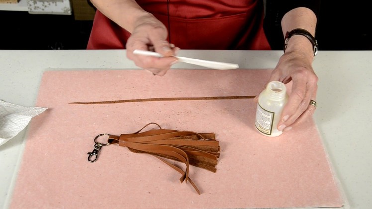 How to make Leather Tassels Bag Charms