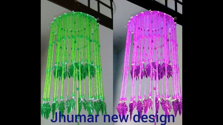 How to make . new design jhumar.  at home very simple design