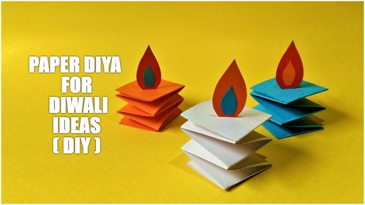 How To Make Paper Candle | ( Diwali Diya ) | DIY | Christmas Ornament | InnoVatioNizer