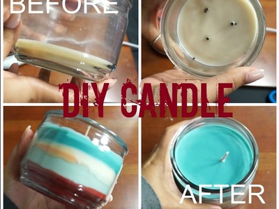 HOW TO: Reuse leftover candle wax | D.I.Y. CANDLE