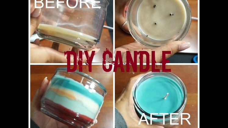 HOW TO: Reuse leftover candle wax | D.I.Y. CANDLE
