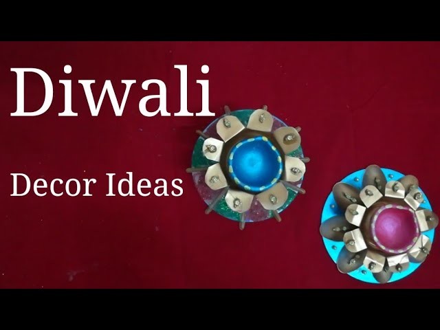 How to reuse plastic bottles & cd for diwali decor- Best Out of Waste