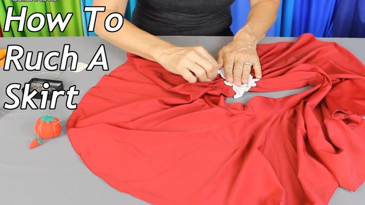 How To Ruch A Skirt