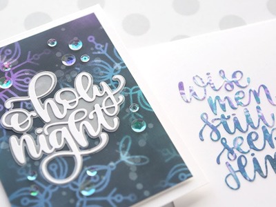 Intricate Stencil Ink Blending - NEW Holiday Release from Simon Says Stamp