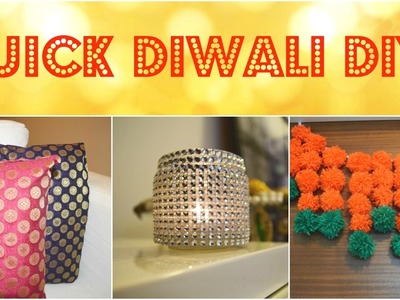 LAST MINUTE DIWALI DECORATION IDEAS ll Traditional Indian home decor ll simple and quick diy ll