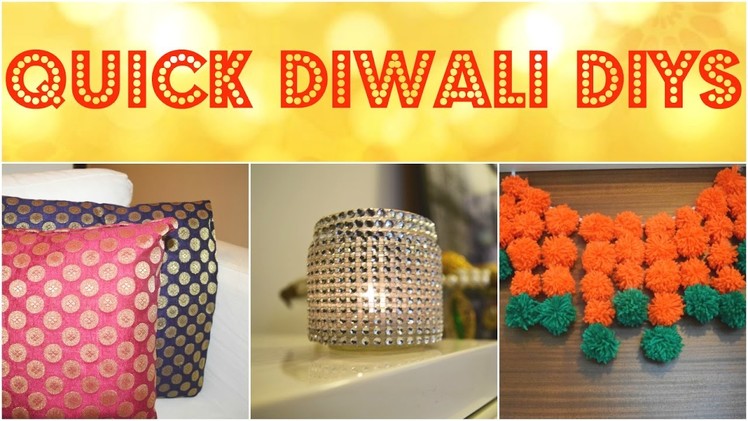 LAST MINUTE DIWALI DECORATION IDEAS ll Traditional Indian home decor ll simple and quick diy ll