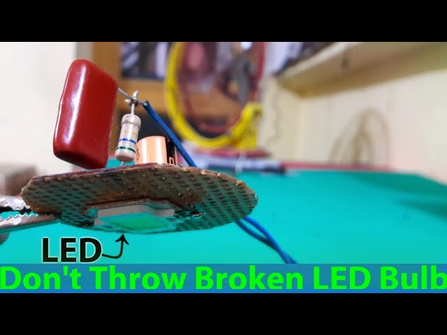 Make a circuit of LED BULB!