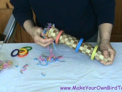 Make Your Own Bird Toys Roll Up Forager