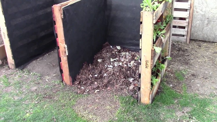 Making a Pallet Composter With Bonus Side Garden (QTT #6)