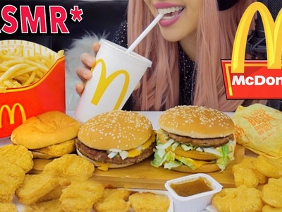 McDonald's Despicable Me 3 *Family McValue Box* ASMR eating sounds