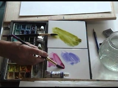 Painting freesia in watercolour with Fiona Peart