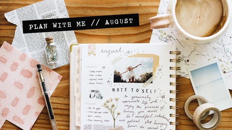 Plan with me. august