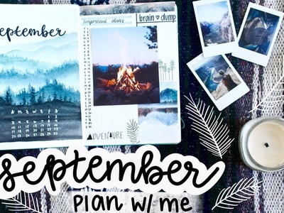 PLAN WITH ME | September 2017 Bullet Journal + August Flip Through