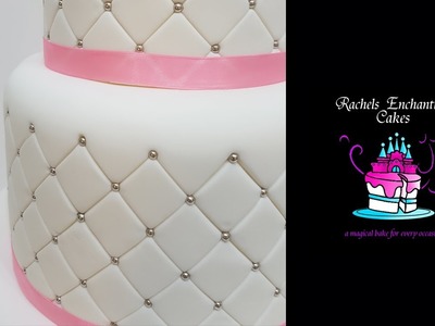 Quilted Effect Wedding Cake - How To
