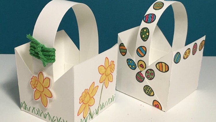 Simple Easter Basket Tutorial with Basket Bunch by Stampin' Up