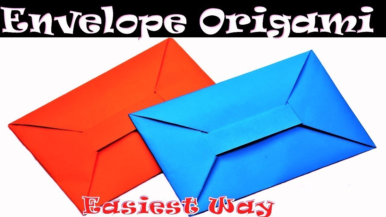 Download Simple Origami Envelope Tutorial, Easy Origami Envelope Folding Paper, Paper #DIY Crafts Tricks