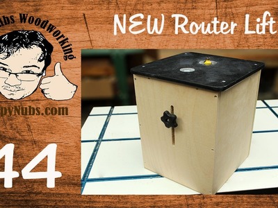 SNW44- Build your own FEATURE LOADED router lift- also works as a mini router table!