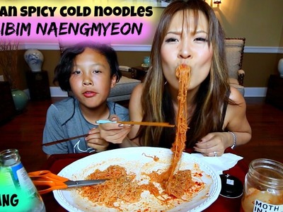 SPICY COLD NOODLES aka bibim Naengmyeon • MUKBANG