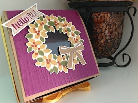 Stampin' Gals Gone Wild Wednesday - Wondrous Wreath Gift Box