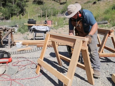 STUPID-EASY 30-Minute Sawhorse Build