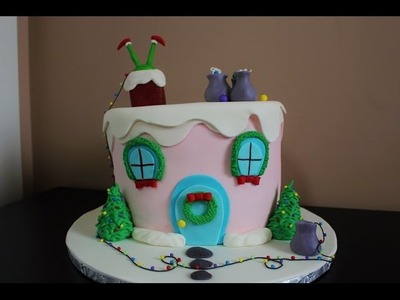 The Grinch Christmas Cake Tutorial