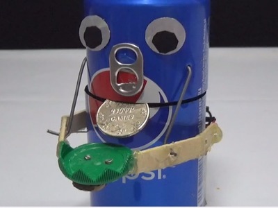 Unique Creation Robot getting Coins - Robot Bank - DIY from Pepsi