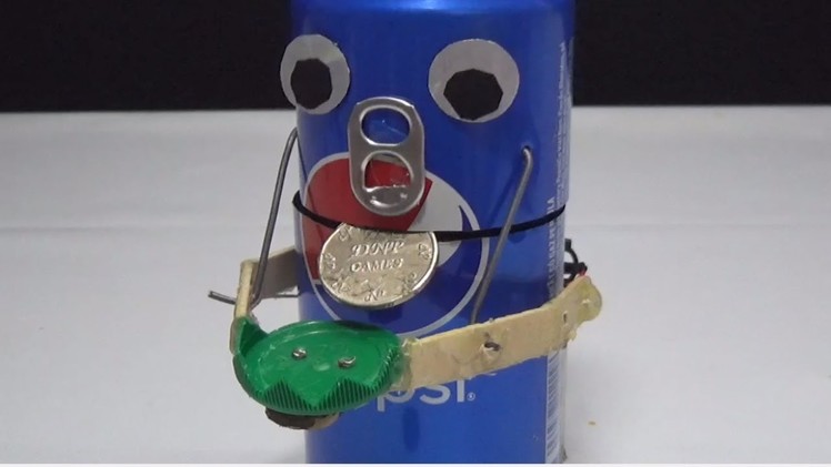 Unique Creation Robot getting Coins - Robot Bank - DIY from Pepsi