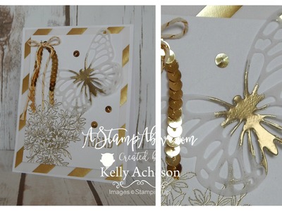 Vellum Embossed Butterfly Card