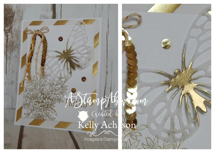 Vellum Embossed Butterfly Card