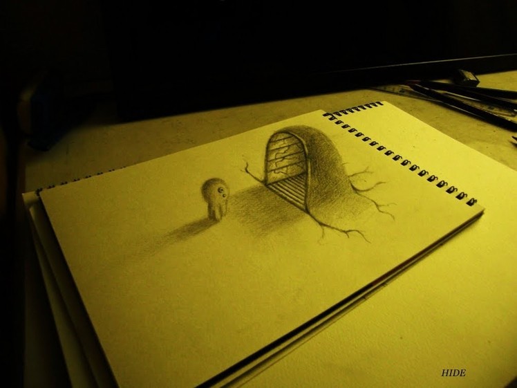 Amazing 3D Art on sketchbook【4】