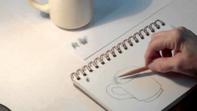 Art Tips 1 - How to Draw a Coffee Cup Step by Step - Art Student Academy