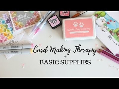 Basic Supplies for CARD MAKING + My story with an eating disorder + Blog Hop and Giveaway