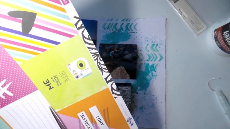 Clique Kits Crop Challenge ~ 12x12 Scrapbooking Process Video ~ I'll Colour You Sky
