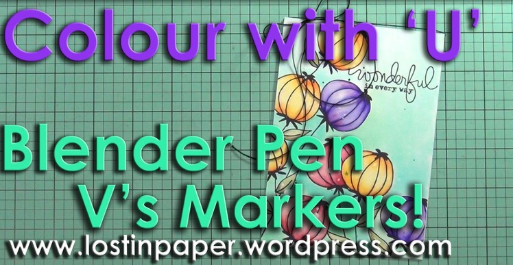 Colour with 'U'   Blender Pen V's Markers!