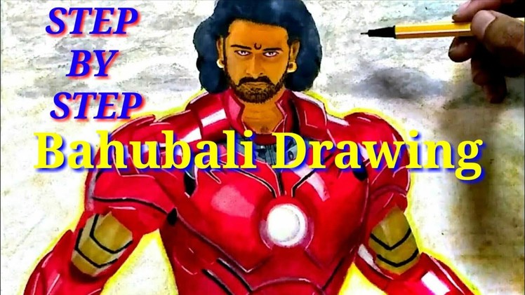 Crazy Art | Bahubali Drawing Step by step | How to Draw Bahubali 2 | Bahubali Pencil Drawings | usa