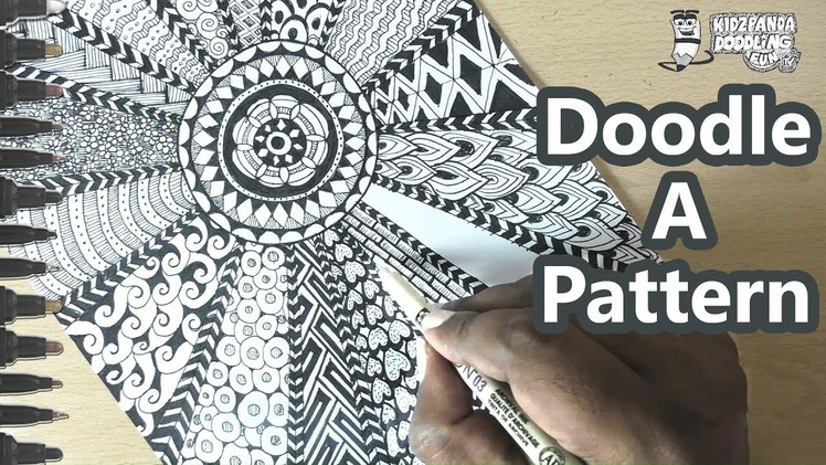 Doodle Art for Beginners Step by Step | Doodle Patterns to Draw | Basic Doodling for Beginners Easy