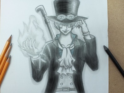 Drawing ONEPIECE:  How To Draw Sabo (mickirway)