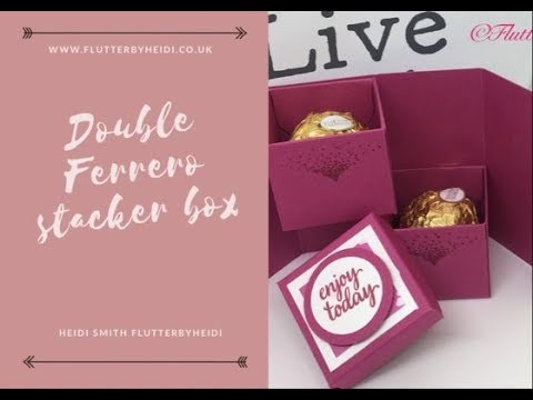 Ferrero Friday Double Ferrero Lidded Stacker box by Heidi Smith Flutterbyheidi