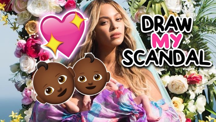 First Reveal of Beyoncé Twins! SO CUTE! | Draw My Scandal